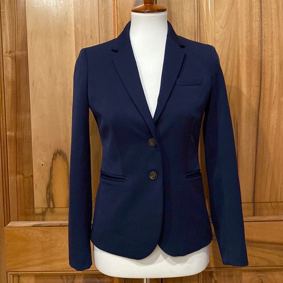 J. Crew navy blue blazer, size XXS